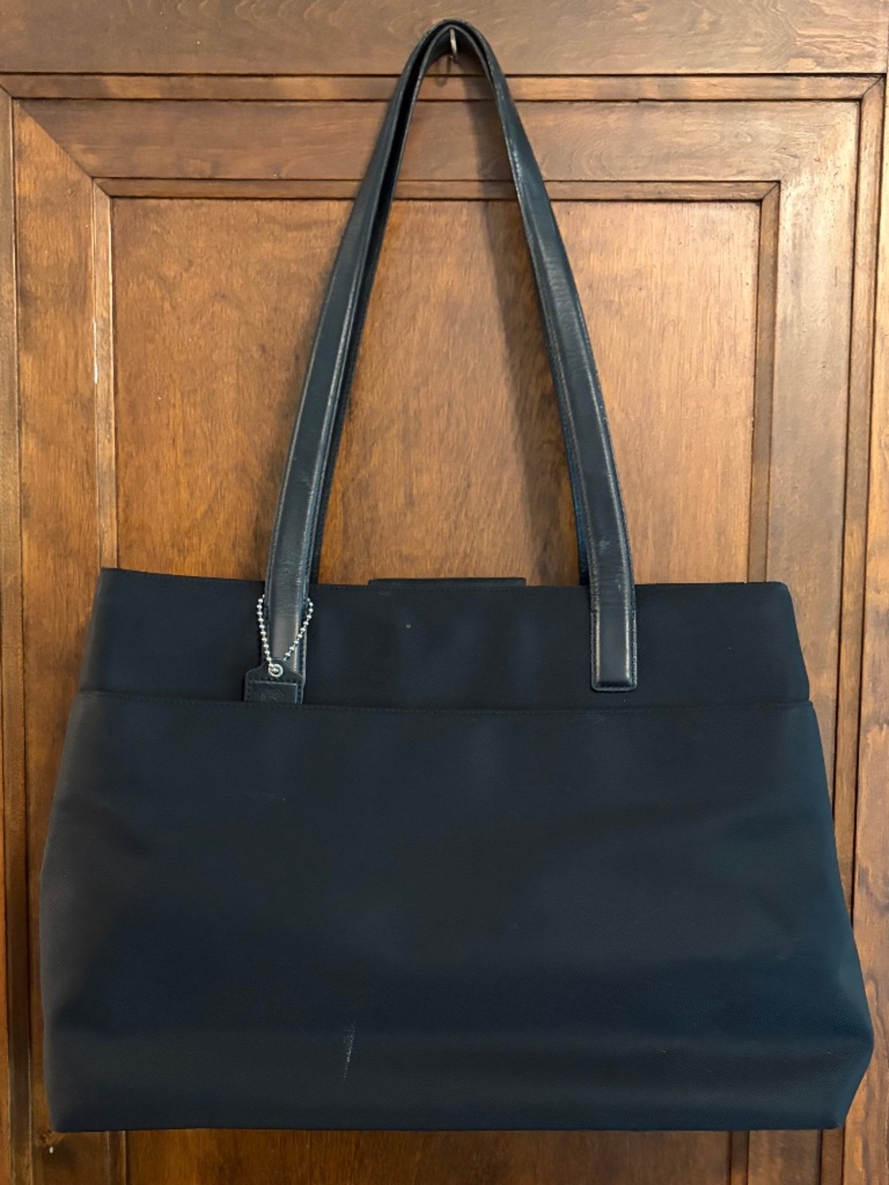 Coach Canvas with leather trim briefcase